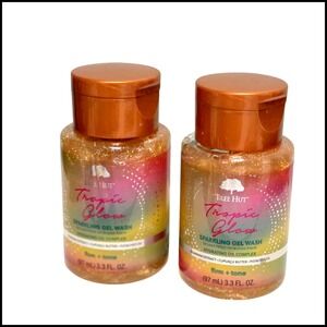 2 x Tree Hut Tropic Glow Sparkling Gel Wash Hydrating Oil Complex Firm Tone 3.3o